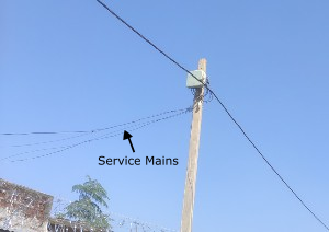 service mains power supply