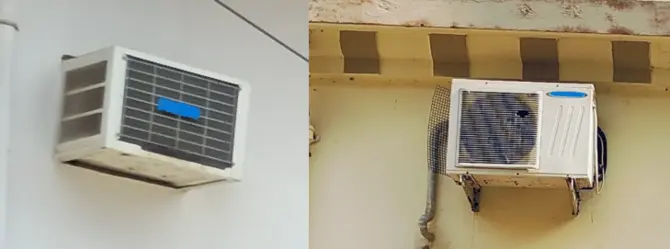 Electricity curiosity window ac vs split ac