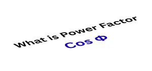 power factor in ac circuit