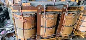 transformer core and winding