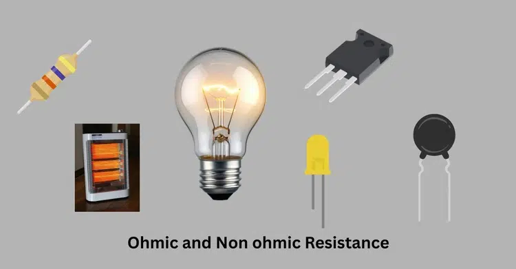 Ohmic and non ohmic resistance