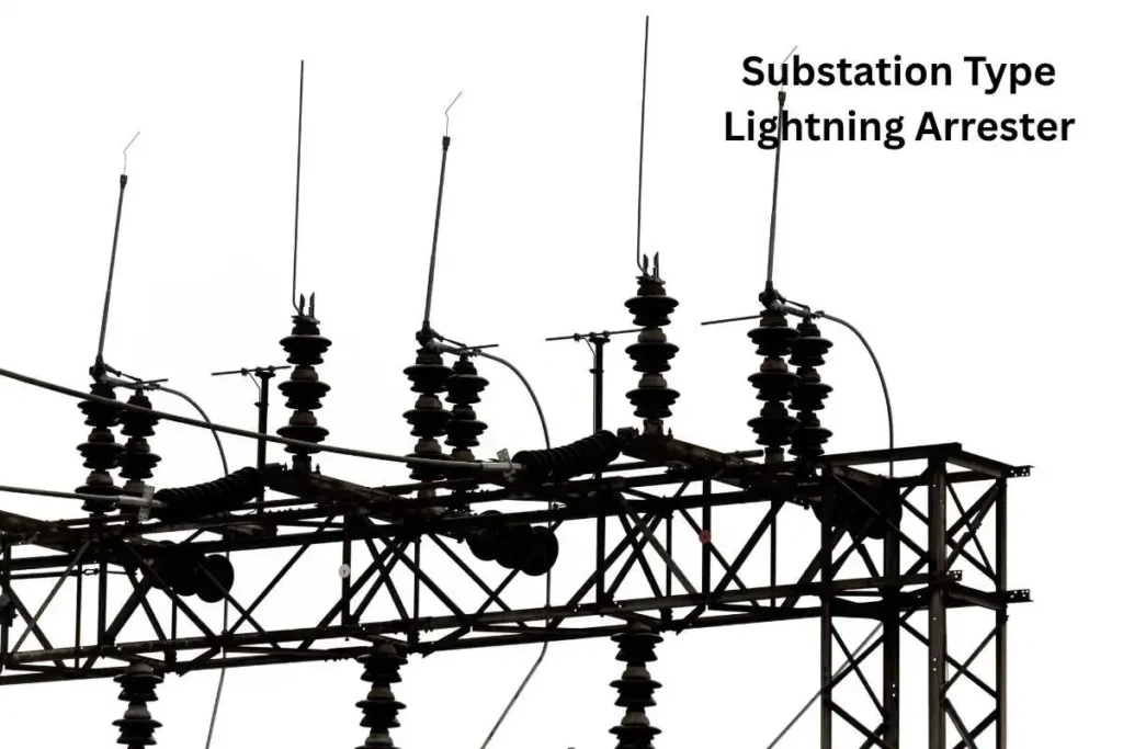 substation type lightning arrester