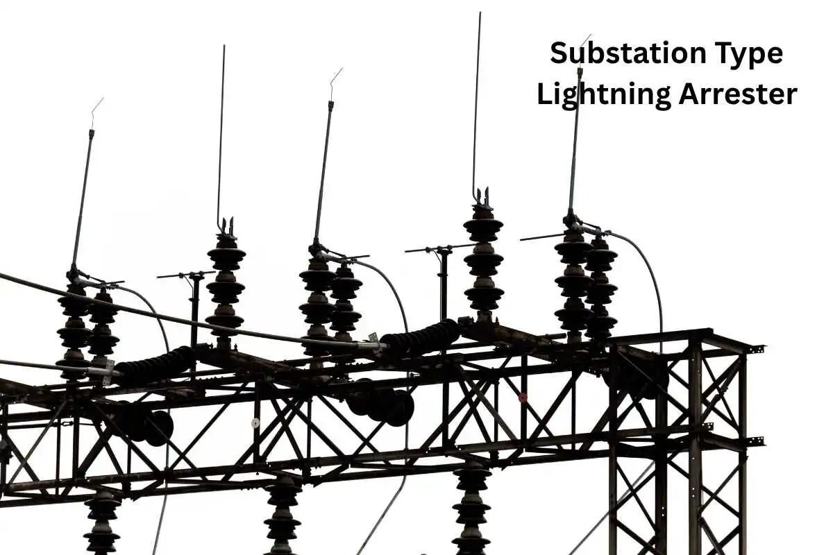 substation type lightning arrester