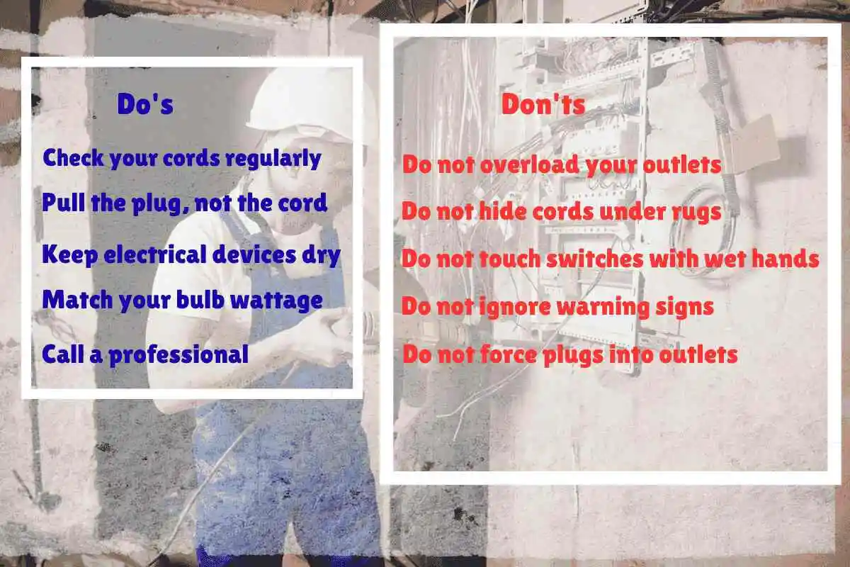 what are electrical safety rules