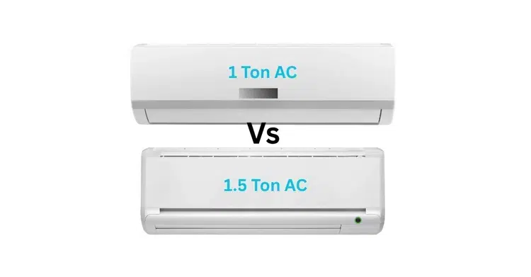 1 ton vs 1.5 ton ac